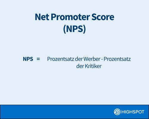 Weiterempfehlungsrate (Net Promoter Score, NPS)