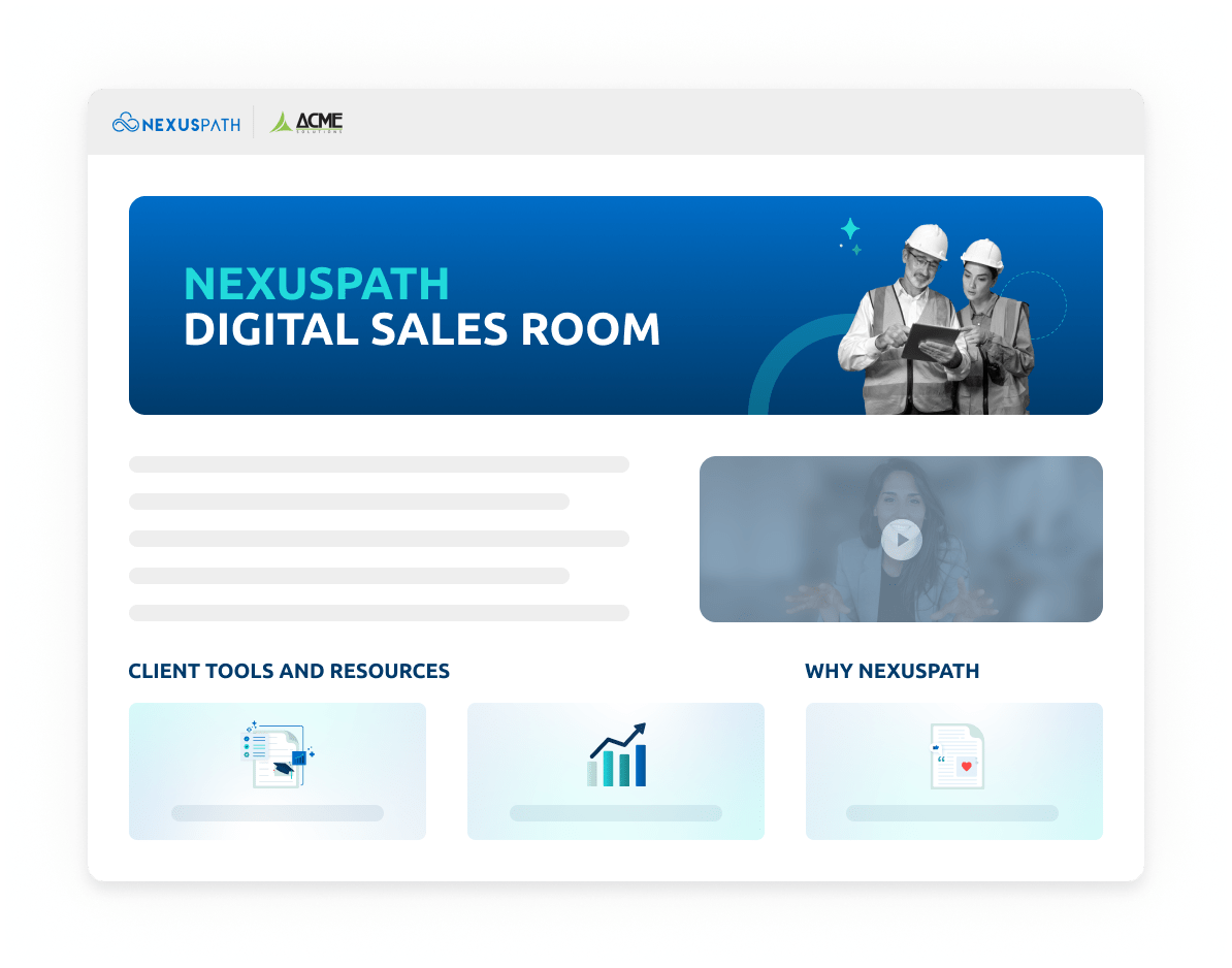 Manufacturing Digital Sales Room